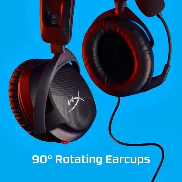 Alt view image 5 of 5 - HyperX Cloud Stinger 2  Gaming Headset, DTS Headphone:X Spatial Audio, Lightweight Over-Ear Headset with mic, Swivel-to-Mute Function, 50mm Drivers, PC Compatible, Black (519T1AA)