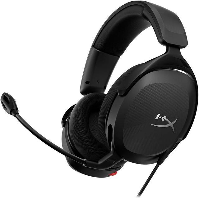 HyperX Cloud Stinger 2 Core PC Gaming Headset Lightweight Over Ear Headset with mic Swivel to Mute mic Function DTS Headphone X Spatial Audio 40mm Drivers Black 683L9AA Newegg