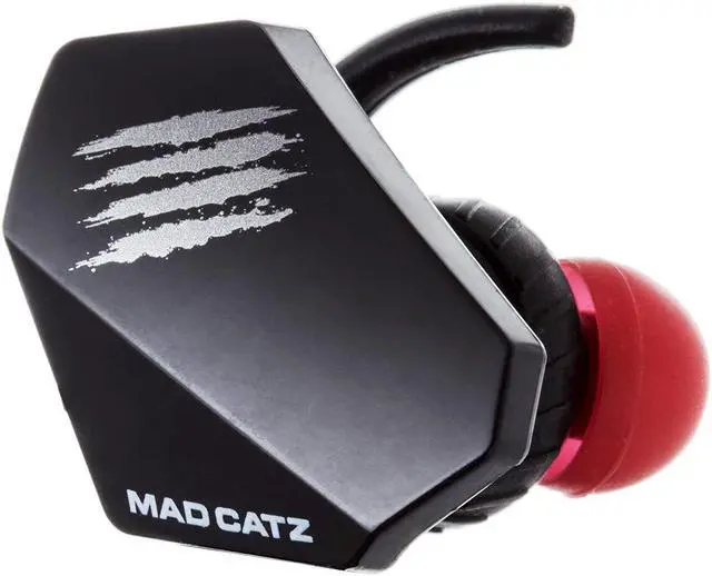 Alt view image 3 of 5 - Mad Catz The Authentic E.S. Pro+ Wired Gaming Earbuds (AE21CDAMBL00) (AE21CDAMBL00)