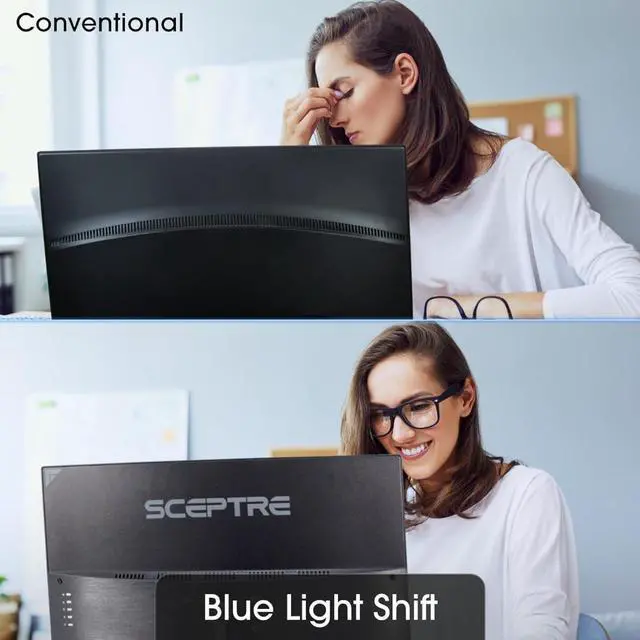 Alt view image 4 of 12 - Sceptre 27-inch Gaming Monitor 1080p up to 165Hz 1ms AMD FreeSync Premium HDMI DisplayPort Build-in Speakers, 99% sRGB Machine Black (E275B-FWD168 Series) (E275B-FWD168)