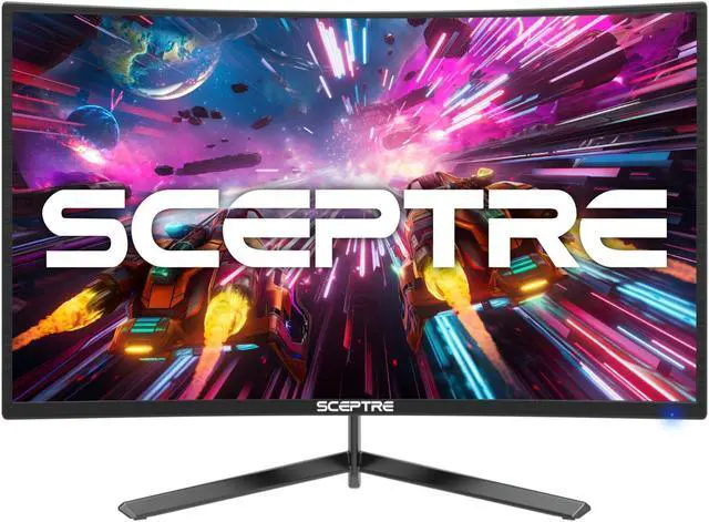 Alt view image 8 of 19 - Sceptre 24-inch Curved Gaming Monitor 1080p up to 165Hz DisplayPort HDMI 99% sRGB, AMD FreeSync Build-in Speakers Machine Black (C248B-FWT168)