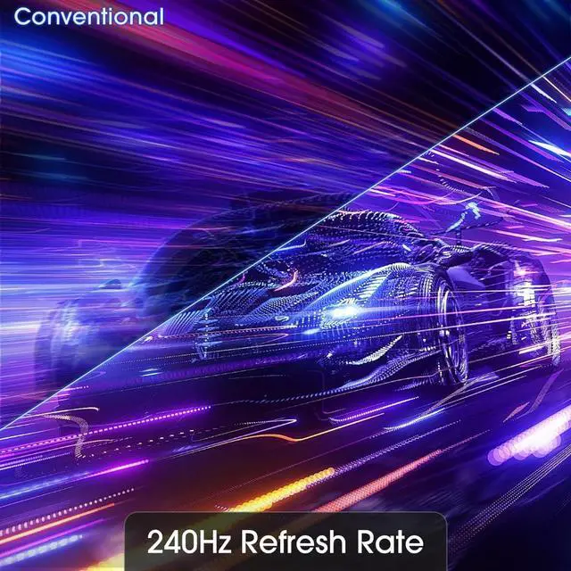 Alt view image 3 of 12 - Sceptre New 24.5-inch Gaming Monitor 240Hz 1ms DisplayPort x2 HDMI x2 100% sRGB AMD FreeSync Premium Build-in Speakers, Machine Black 2024 (E255B-FWD240 Series) (E255B-FWD240)