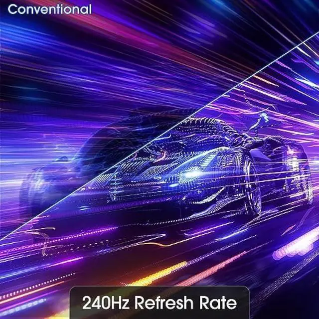 Alt view image 5 of 12 - Sceptre New 24.5-inch Gaming Monitor 240Hz 1ms DisplayPort x2 HDMI x2 100% sRGB AMD FreeSync Premium Build-in Speakers, Machine Black 2024 (E255B-FWD240 Series) (E255B-FWD240)