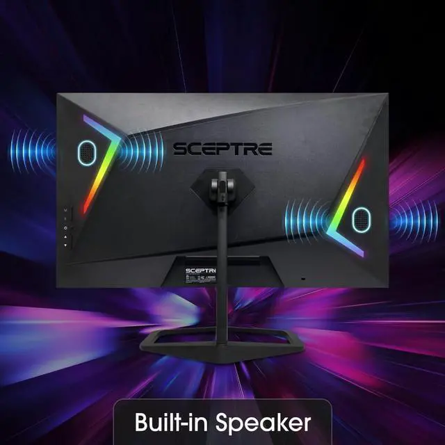 Alt view image 4 of 11 - Sceptre 27-inch 240Hz Gaming Monitor 1ms 99% sRGB AMD FreeSync Premium DisplayPort x2 HDMI x2 Build-in Speakers, Machine Black (E278B-FWD240) (E278B-FWD240)