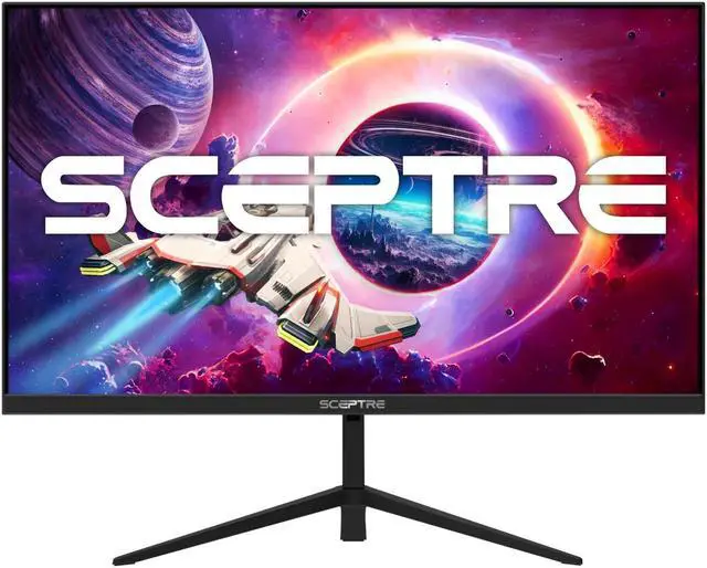 Main image of Sceptre 27-inch Gaming Monitor 1080p up to 165Hz 1ms AMD FreeSync Premium HDMI DisplayPort Build-in Speakers, 99% sRGB Machine Black (E275B-FWD168 Series) (E275B-FWD168)