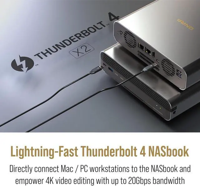 Alt view image 5 of 7 - QNAP 5-BAY ALL-FLASH NASBOOK INTEL CORE I5-1340PE 12C 4P+8E /16T