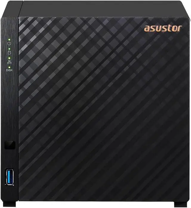 Alt view image 2 of 5 - Asustor AS1104T 4 Bay NAS Quad-Core CPU, 2.5GbE Port, 1GB DDR4 + 48TB HDD (Four 12TB HDD Included)
