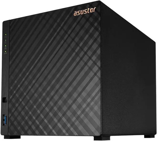 Alt view image 4 of 5 - Asustor AS1104T 4 Bay NAS Quad-Core CPU, 2.5GbE Port, 1GB DDR4 + 48TB HDD (Four 12TB HDD Included)