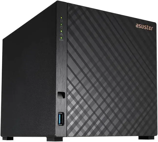 Alt view image 5 of 5 - Asustor AS1104T 4 Bay NAS Quad-Core CPU, 2.5GbE Port, 1GB DDR4 + 48TB HDD (Four 12TB HDD Included)