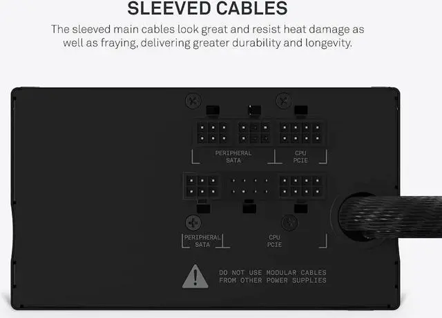 Alt view image 15 of 16 - NZXT C550 550 W ATX12V v2.4 / EPS12V v2.92 80 PLUS BRONZE Certified Semi-Modular Active PFC Power Supply