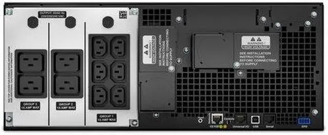 Alt view image 9 of 14 - APC Smart-UPS SRT6KRMXLI 6000 VA 6000 Watts 13 Outlets UPS
