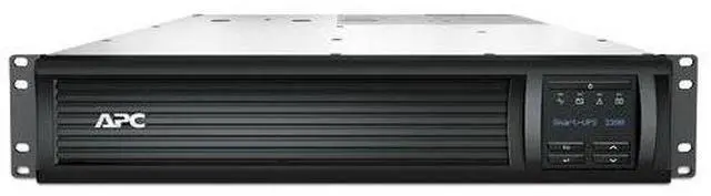 Alt view image 2 of 7 - APC SMT2200RM2UNC Smart-Ups 2200Va Lcd Rm 2U - Ups (Rack-Mountable) - Ac 120 V - 1920 Watt - 2200 Va - Ethernet 10/100, Usb - Output Connectors: 8 - 2U - Black