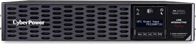 Alt view image 6 of 20 - CYBERPOWER SYSTEMS (USA), INC. PR2200RT2U SINE WAVE, 2U RACK/TOWER, 8 X NEMA 5-20R, NEMA L5-30P W/10FT CORD, USB, SERI