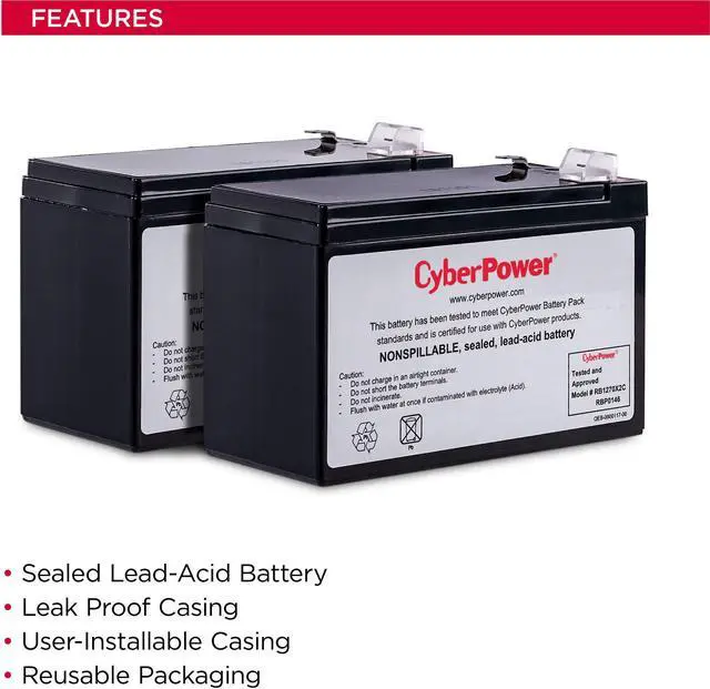Alt view image 3 of 17 - REPLACEMENT BATTERY 2 X 12V/7AH