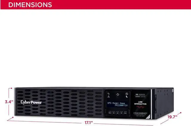 Alt view image 9 of 20 - CYBERPOWER SYSTEMS (USA), INC. PR2200RT2U SINE WAVE, 2U RACK/TOWER, 8 X NEMA 5-20R, NEMA L5-30P W/10FT CORD, USB, SERI
