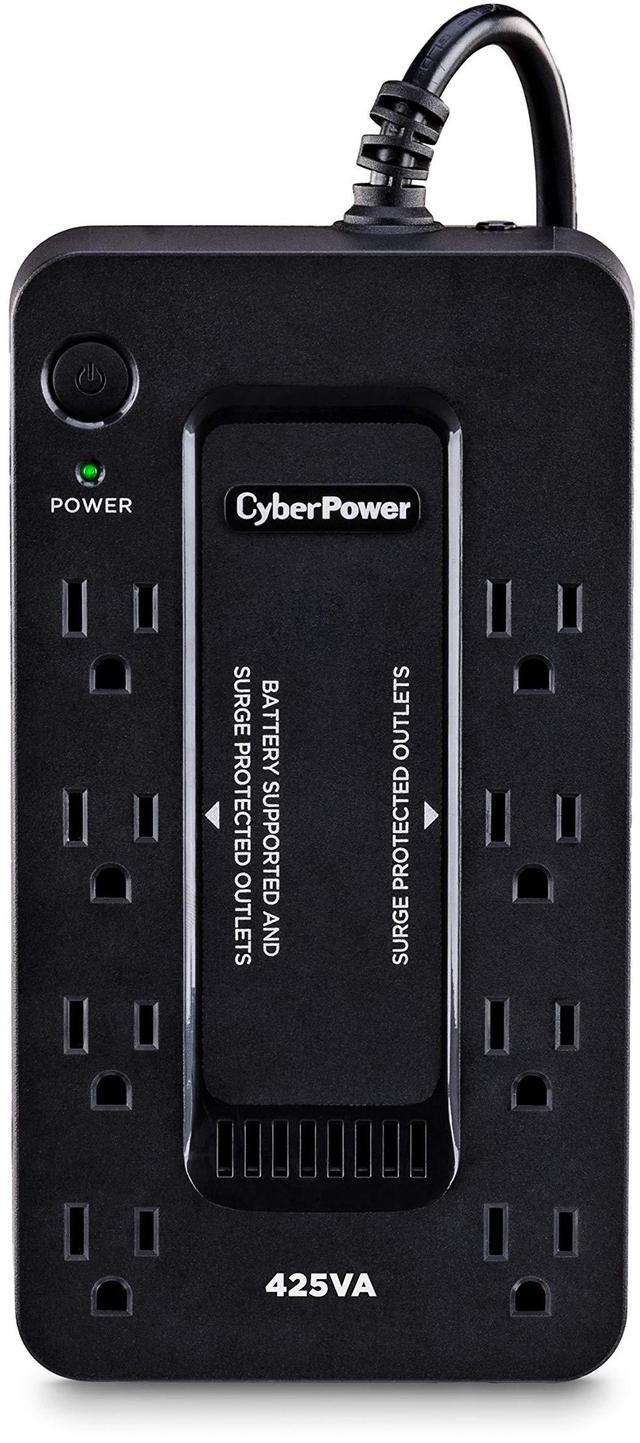 Alt view image 2 of 20 - CyberPower ST425 Standby UPS Systems - 425VA/260W, 120 VAC, NEMA 5-15P, Compact, 8 Outlets