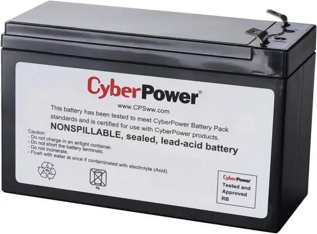 Alt view image 3 of 15 - CyberPower RB1290X2 UPS Replacement Battery Cartridge