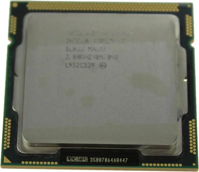 Alt view image 3 of 3 - Intel Core i7 i7-860 LGA 1156 2.80GHz 2.5GT/s SLBJJ