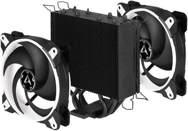 Alt view image 8 of 18 - ARCTIC Freezer 34 eSports DUO Edition - Tower CPU Cooler with Push-Pull Configuration I Silent 3-Phase-Motor and wide range of regulation 200 to 2100 RPM - Includes 2 low noise PWM 120 mm Fans – White