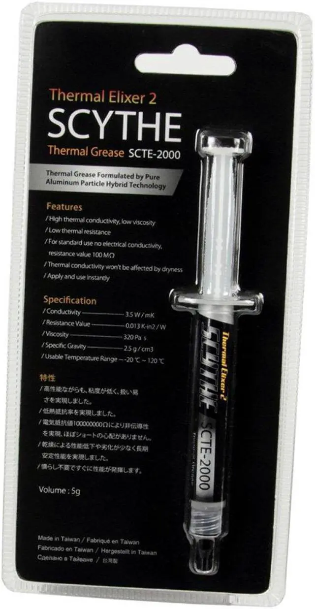 Alt view image 6 of 6 - Scythe Thermal Elixer 2 High Performance Thermal Grease (SCTE-2000)