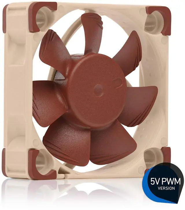 Alt view image 7 of 12 - Noctua NF-A4x10 5V PWM, Premium Quiet Fan with USB Power Adaptor Cable, 4-Pin, 5V Version (40x10mm, Brown)