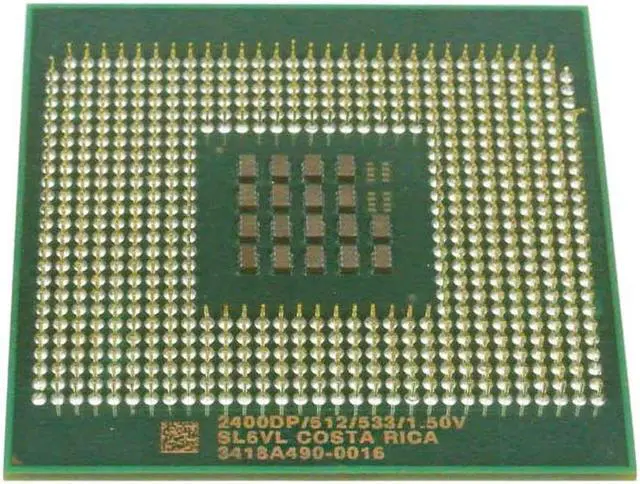 Alt view image 4 of 5 - INTEL Sl6Vl  Xeon 2.4Ghz 512Kb L2 Cache 533Mhz Fsb Socket604 Fcpga2 Processor Only-Sl6Vl