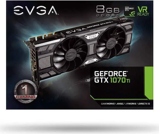Alt view image 6 of 6 - EVGA GeForce GTX 1070 Ti SC GAMING ACX 3.0 Black Edition, 8GB GDDR5, EVGA OCX Scanner OC, White LED, DX12OSD Support (PXOC) Graphics Card 08G-P4-5671-KR (Renewed)