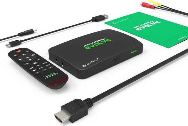 Alt view image 10 of 13 - HDML-Cloner Box Evolve, 2 HDMI inputs and 4K video input supported, Capture HDMI videos and games to USB flash drive/TF MicroSD card without PC, Schedule recording, remote control, CEC supported.