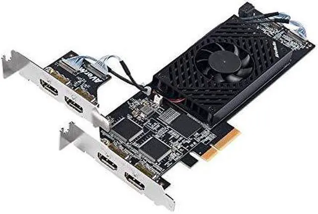 Alt view image 2 of 6 - AVerMedia 1080p60 HDMI 4-Channel PCIe Video Capture Card w/Low Profile (CL314H1)