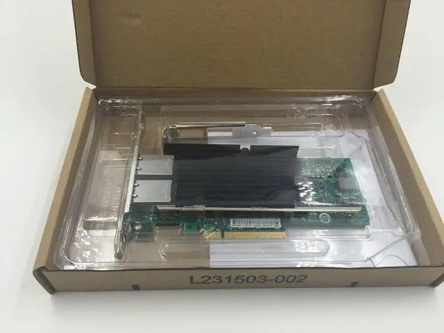 Alt view image 2 of 7 - Intel X540T2BLK Intel Ethernet Converged Network Adapter X540-T2 - PCI Express x8 - 2 Port(s) - 2 x Network (RJ-45) - Twisted Pair - Low-profile, Full-height - Bulk