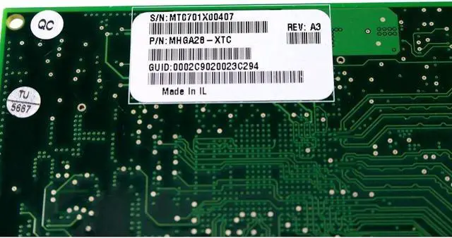 Alt view image 6 of 6 - Mellanox InfiniHost III Ex MHGA28-XTC Infiniband Host Bus Adapter