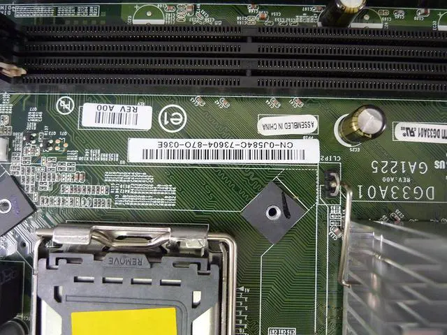 Alt view image 7 of 7 - Dell J584C Vostro 410 LGA 775/Socket T DDR2 SDRAM Desktop Motherboard