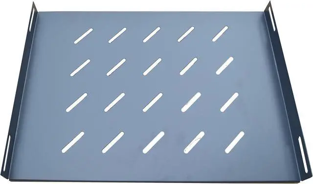 Alt view image 7 of 7 - 9U Wall Mount Server Cabinet Enclosure  Network Rack ACCESSORIES INCLUDED  Vented Shelf - Cooling Fan - Hardware- Feet - 24-Inch Depth -  Lockable Server Network IT 19" Enclosure Box