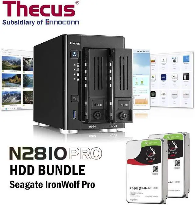 Alt view image 7 of 8 - Thecus N2810PRO SAN/NAS Server