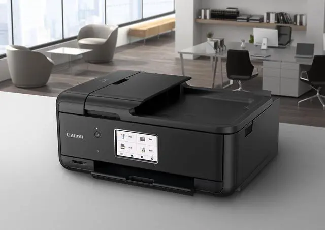 Alt view image 10 of 20 - Canon PIXMA TR8520 (2233C002) Duplex Up to 4800 DPI x 1200 DPI Wireless/USB Color InkJet All-In-One Printer