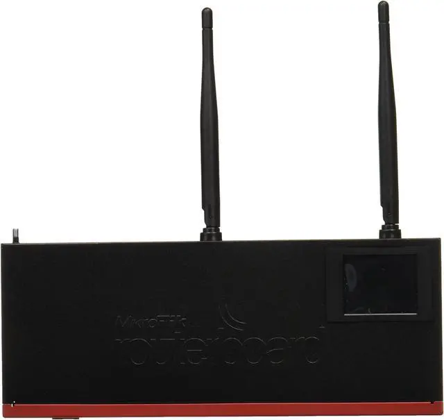 Alt view image 5 of 5 - Mikrotik RB2011UiAS-2HnD-IN 2.4GHz AP 10-port wireless Router (5x Ethernet, 5x Gigabit Ethernet), SFP cage, USB, LCD, PoE output on Eth10, 600MHz CPU, 128MB RAM