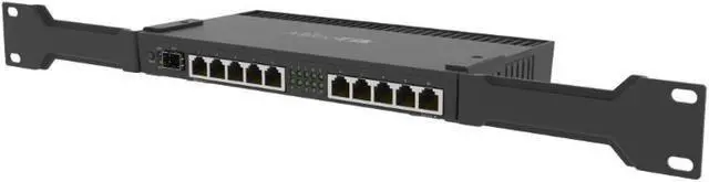 Alt view image 6 of 20 - Mikrotik RB4011iGS+RM 10 port Router with 1x SFP+ 10Gbps port Quad-core 1.4Ghz CPU and Rack Ears