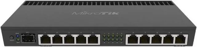 Alt view image 5 of 20 - Mikrotik RB4011iGS+RM 10 port Router with 1x SFP+ 10Gbps port Quad-core 1.4Ghz CPU and Rack Ears
