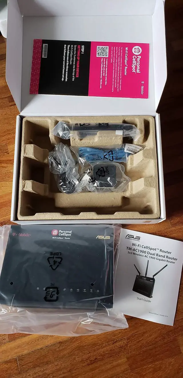 Alt view image 7 of 17 - T-Mobile (AC-1900) By ASUS Wireless-AC1900 Dual-Band Gigabit Router, AiProtection with Trend Micro for Complete Network Security