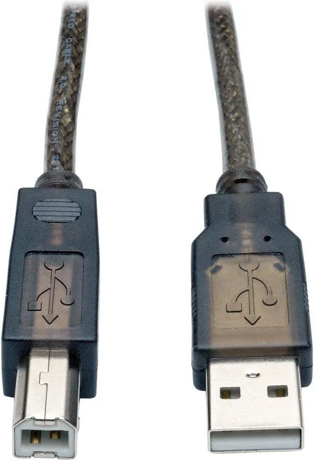 Alt view image 4 of 18 - Tripp Lite USB 2.0 Hi-Speed Active Repeater Cable A/B M/M 480Mbps 50' 50ft