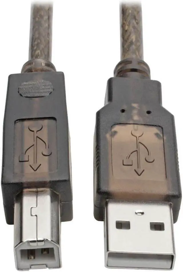 Alt view image 6 of 18 - Tripp Lite USB 2.0 Hi-Speed Active Repeater Cable A/B M/M 480Mbps 50' 50ft