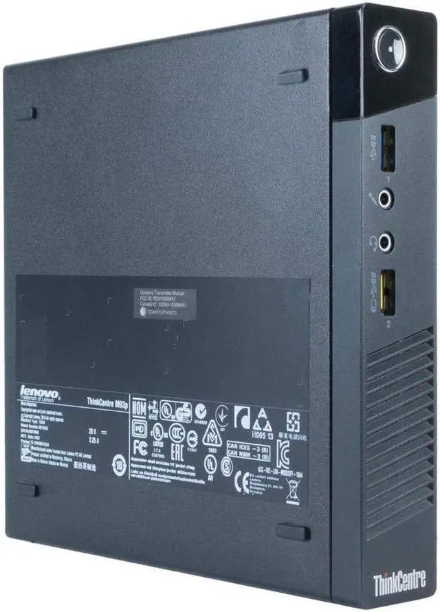 Alt view image 2 of 2 - Lenovo ThinkCentre M93P Tiny Mini Business Desktop Computer, Intel Dual-Core i5-4570T Processor up to 3.60 GHz, 8GB RAM, 240GB SSD, WiFi, Windows 10 Pro (Renewed)