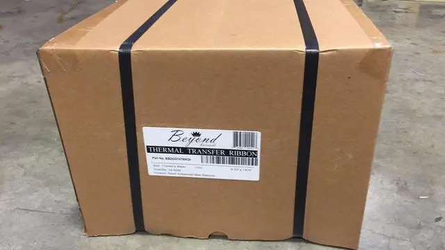 Alt view image 5 of 6 - Beyond Barcode Thermal Transfer Ribbon TTR Resin Enhanced Wax Ribbon Compatible for Zebra printer 4.33"X1476' (110mm X 450m) Black 48 Rolls.