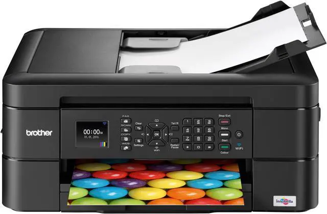Alt view image 5 of 10 - Brother MFC-J485DW Dupelx 6000 dpi x 1200 dpi Wireless / USB Color Inkjet Multifunction Printer