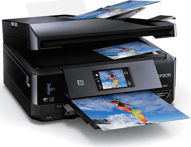 Alt view image 6 of 17 - Epson XP-830 Wireless Color Photo Printer Scanner, Copier & Fax