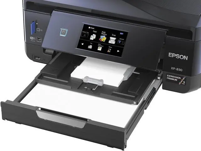 Alt view image 7 of 17 - Epson XP-830 Wireless Color Photo Printer Scanner, Copier & Fax