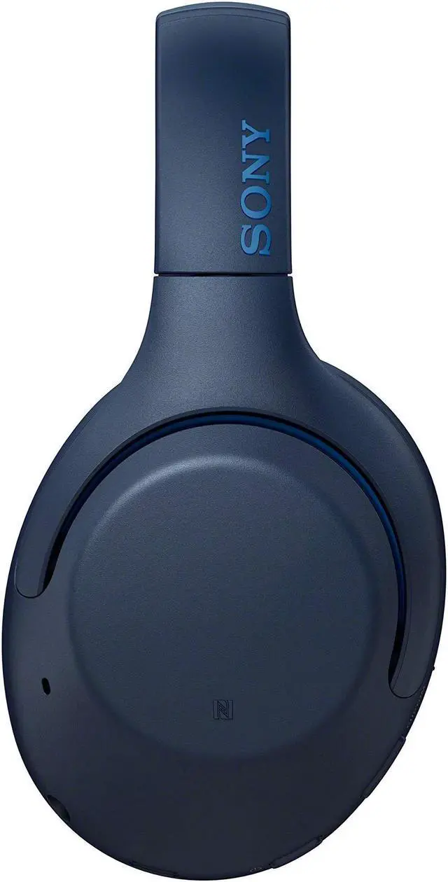Alt view image 3 of 12 - Sony WH-XB900N Wireless Noise Canceling Extra Bass Headphones, Blue ( Exclusive)