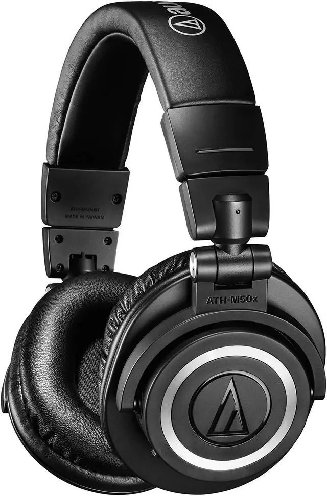 Alt view image 6 of 20 - AudioTechnica ATH-M50xBT Wireless Over-Ear Headphones with Built-In Remote and Microphone (Black)