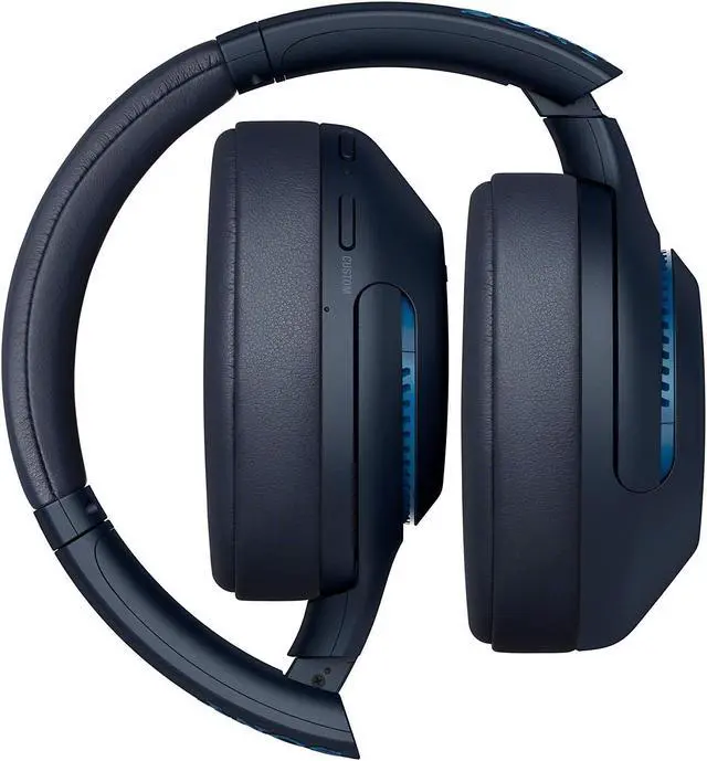 Alt view image 5 of 12 - Sony WH-XB900N Wireless Noise Canceling Extra Bass Headphones, Blue ( Exclusive)