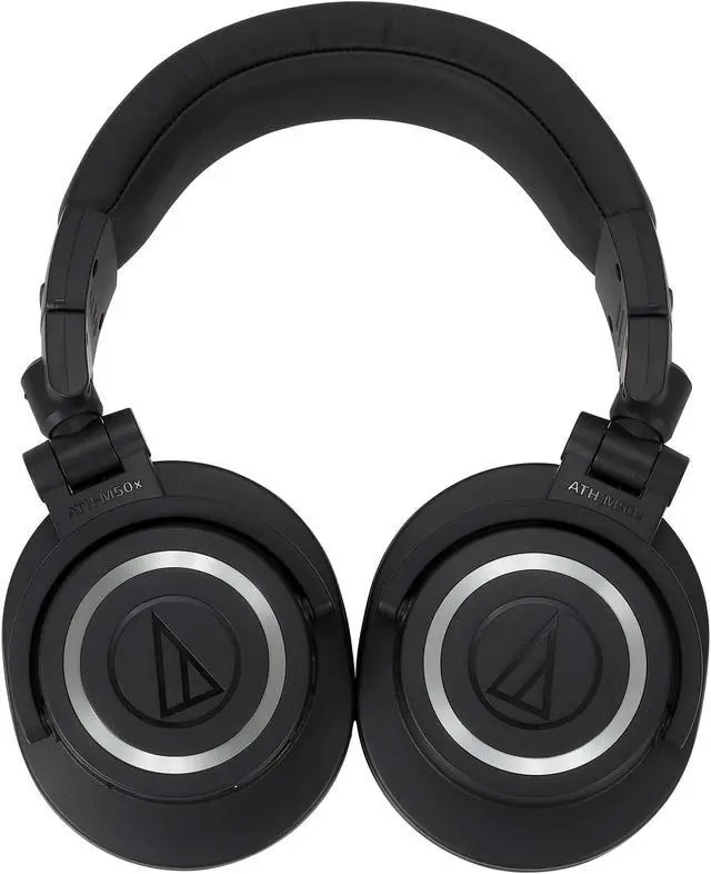 Alt view image 7 of 20 - AudioTechnica ATH-M50xBT Wireless Over-Ear Headphones with Built-In Remote and Microphone (Black)